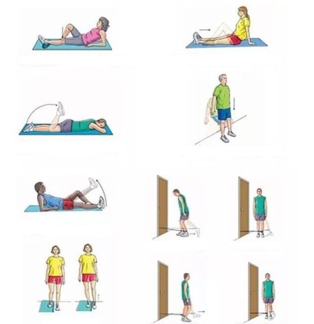 physiotherapy exercises for knee arthrosis