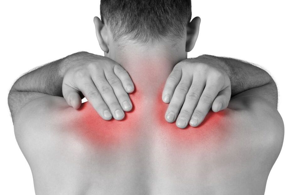 pain between the shoulder blades with pancreatitis