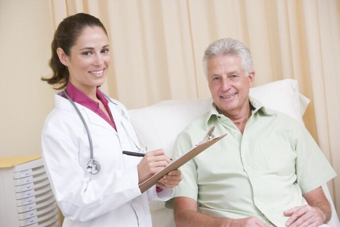Doctor and patient