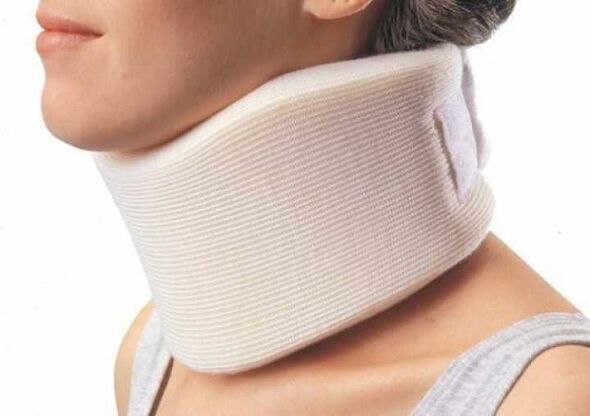 trench collar for cervical osteochondrosis